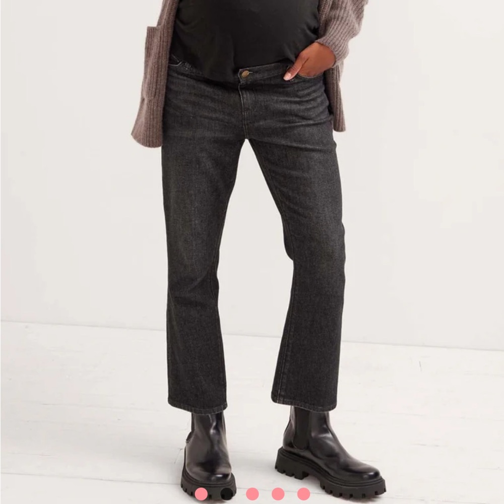 Hatch Black Ankle & Cropped Jeans